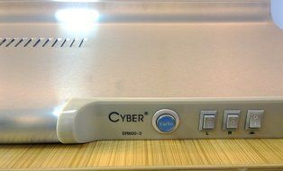 CYBER Classic Designs Seamless Steel Under Cabinet Range Hood 30" Two Speed Turbo Button N6