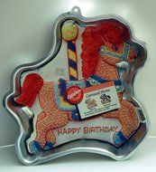 Wilton Cake Pan: Carousel Horse (2105-6507, 1990)