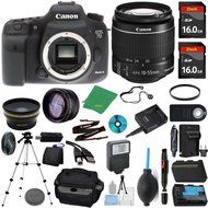 Canon EOS 7D Mark II Camera + 18-55mm STM + 2pcs ZeeTech 16GB Memory + Case + Reader + Tripod + Starter Set +...