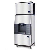 Manitowoc ID-0503W-SPA-310 550 Lb Water-Cooled Full Cube Ice Machine w/ SPA-310 Hotel Dispenser