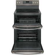 GE JB860EJES 30" Slate Electric Smoothtop Double Oven Range - Convection N2