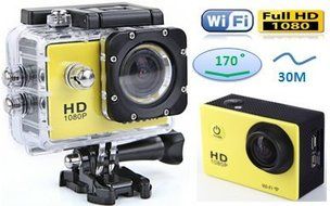 WATREE&reg; Pro-2 Wifi 12MP Full HD 1080P Sports Camera Waterproof Action DV 170 Degree Wide Helmet Camcorder DVR... N7