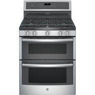 GE PGB960SEJSS Profile 30" Stainless Steel Gas Sealed Burner Double Oven Range N3