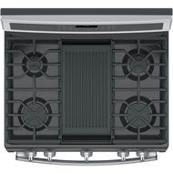 GE PGB960SEJSS Profile 30" Stainless Steel Gas Sealed Burner Double Oven Range N4