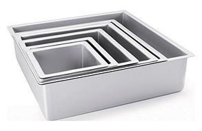 IBILI 815212 SQUARE EXTRA DEEP CAKE PAN 12,50X10 CM