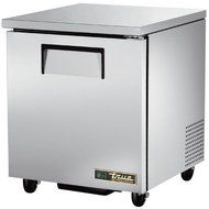 New Undercounter Refrigerator 33-38 F (2) Shelves True Refrigeration TUC-27-HC