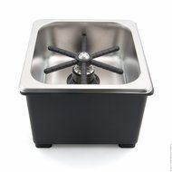 Espresso Parts Pan Dimensions Counter Top Rinser, 6 by 6 by 2", Stainless Steel N5