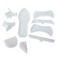 Dealglad&reg; 9 Pcs Lady High-Heeled Shoes Fondant Cake Sugar Craft Baking Cutter Mold N3