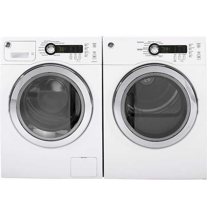 Ge GIDDS-290060 Energy Star 2.2 Cu.Ft. Front Load Washing Machine, White, Multiple Cycles N5