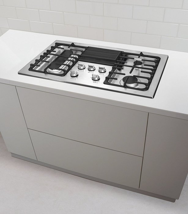 Frigidaire RC36DG60PS 36" Built In Downdraft Gas Cooktop with 4 Sealed Burners in Stainless Steel N7