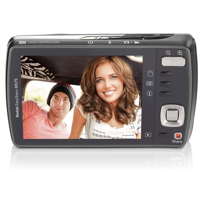 Kodak Easyshare M575 14 MP Digital Camera with 5x Wide Angle Optical Zoom and 3.0-Inch LCD (Midnight Black) N5
