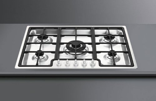 28" Gas Cooktop with 5 Sealed Burners Including 2 Rapid Burners Automatic Electronic Ignition Safety Valves and...