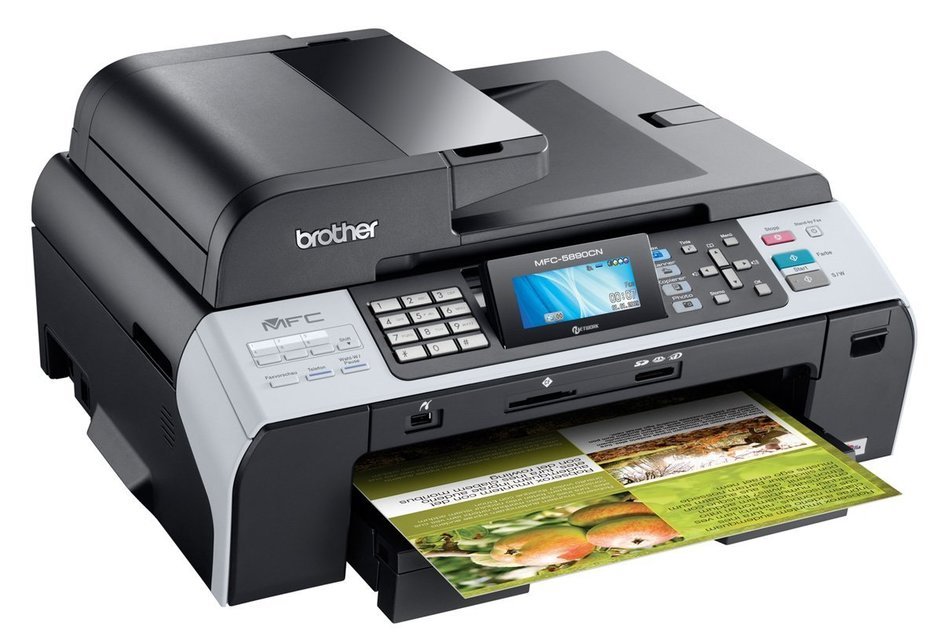 Brother MFC-5890CN Professional-Series Color Inkjet All-in-One with Networking and Large-Size Printing N2