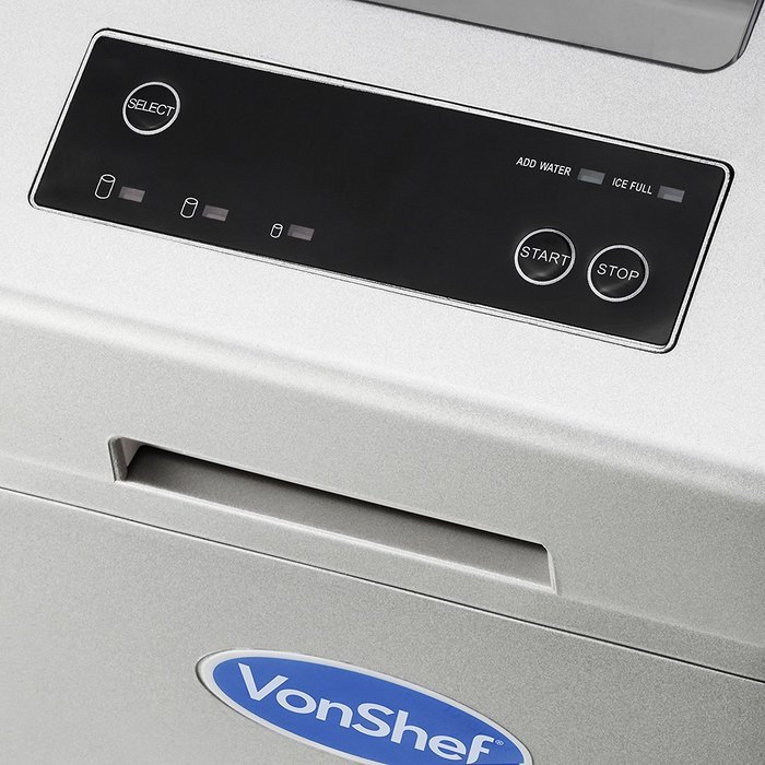 VonShef Premium 40lb Portable Ice Maker Machine N4