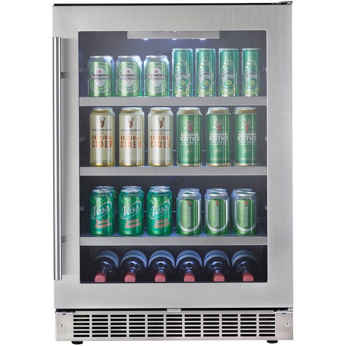 Danby DBC056D1BSSPR Silhouette Built-In Beverage Center, 5.6 Cubic Feet ...