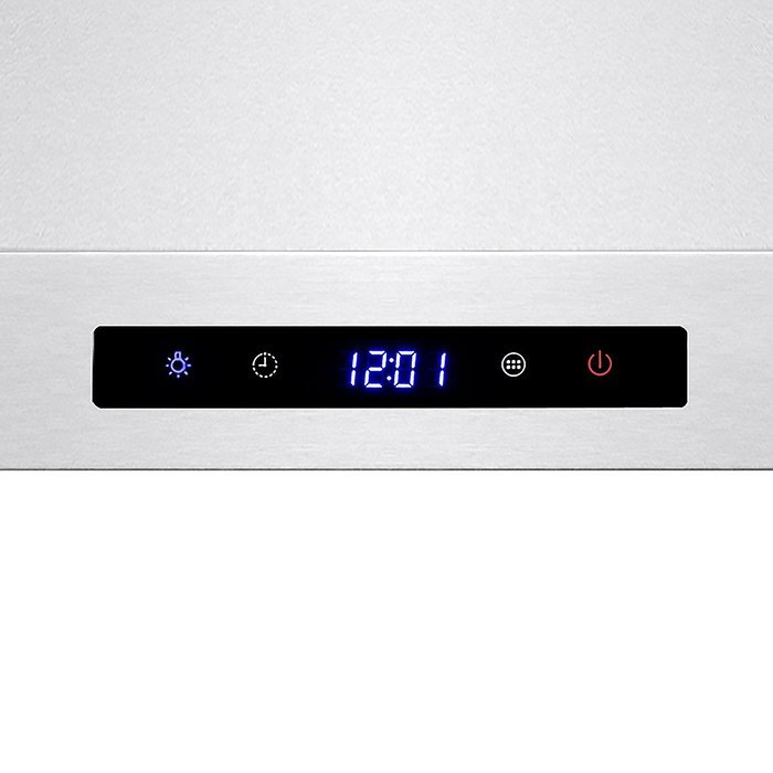 Golden Vantage 30" Wall Mount LED Display Touch Control High Quality Stainless Steel/Tempered Glass Vent Ductless... N10