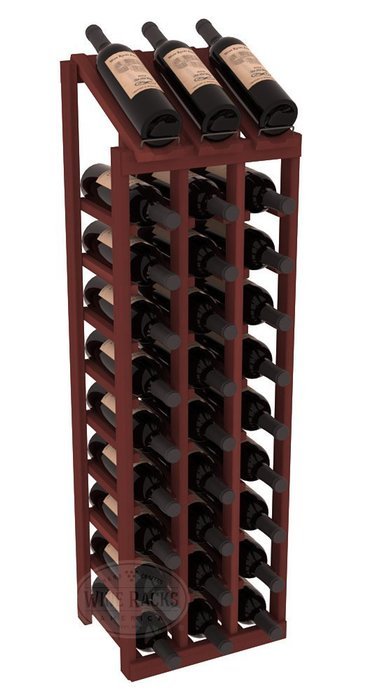 Wine Racks America Redwood 3 Column 10 Row Display Top Kit. 13 Stains to Choose From! N11