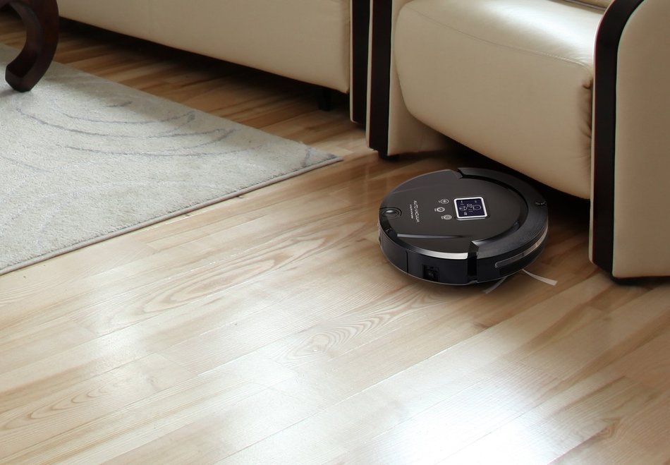 Amtidy A320 Mini Automatic Robot Vacuum - Black N6