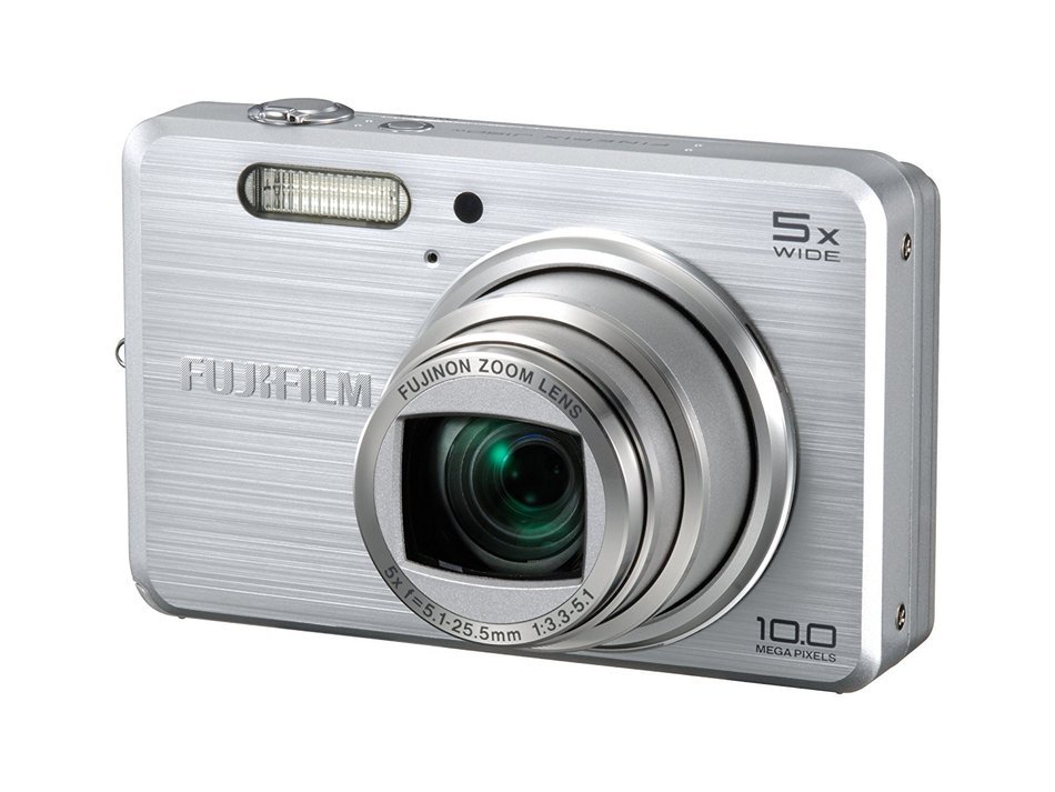Fujifilm FinePix J150 10MP Digital Camera with 5x Optical Zoom (Silver) N5