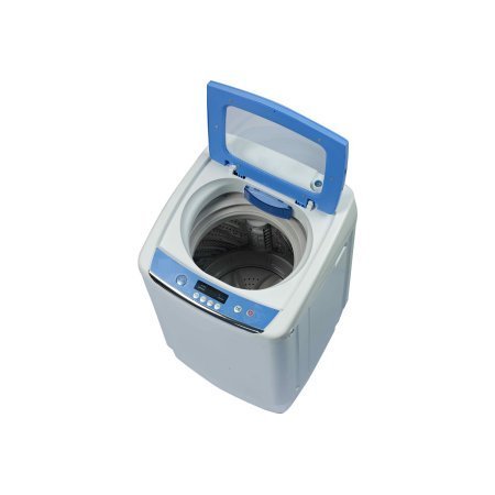 RCA RPW091 0.9 cu ft Portable Washer, White , 0.9-cu ft capacity Stainless steel drum Pulsator wash system N2