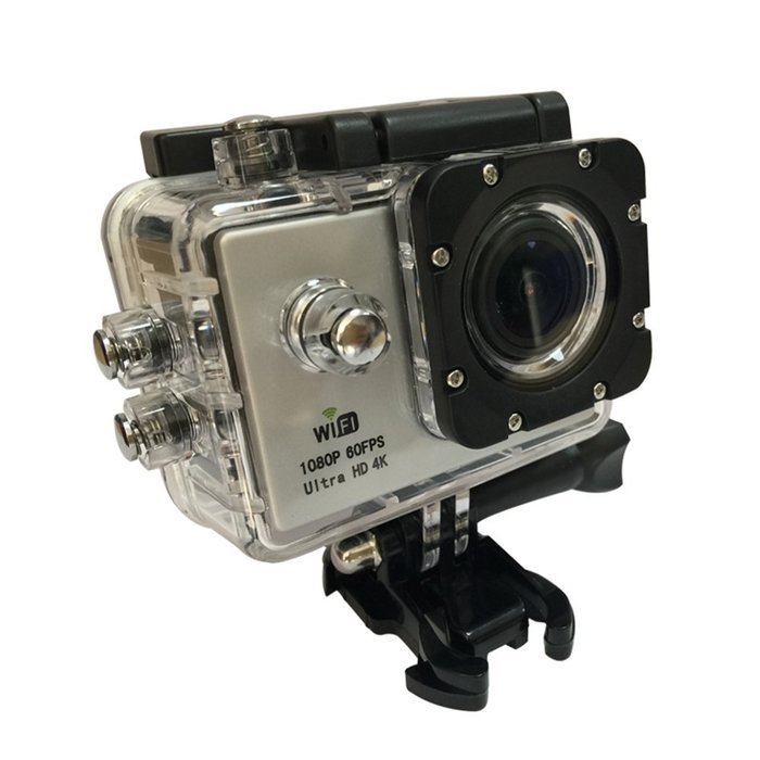 niceEshop(TM) Wifi SJ5000+ Action Camera Mini Digital DV 60FPS 1080P DVRs W Battery(Silver) N5