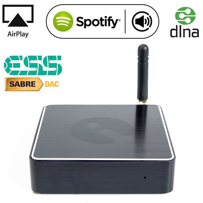 Apex SoundStream WiFi Audio Receiver - Multi-room Sync - Wireless Airplay Music - High-end ESS Sabre DAC + Optical... N3