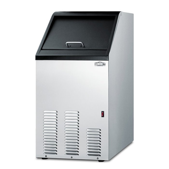 Summit BIM70 Large Capacity Ice Maker With Clear Ice Overfill Prevention Sliding Door Automatic Defrost Insulated...