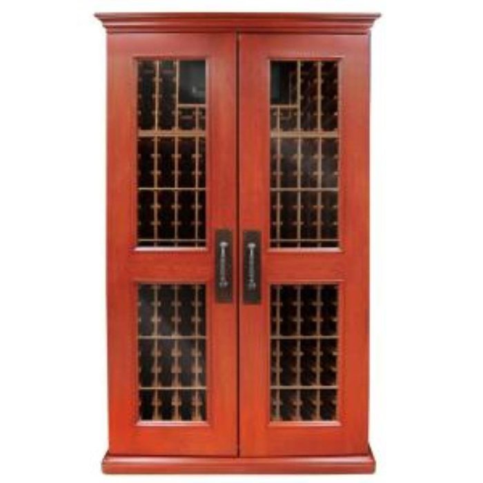 Sonoma LUX 700-Model Cherry Wine Credenza by Vinotemp