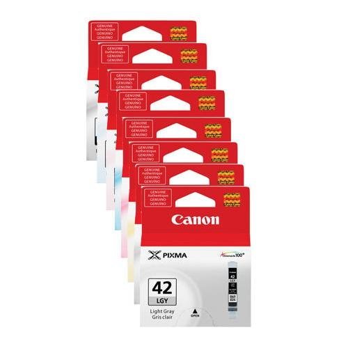 Canon PIXMA PRO-100 Professional Photo Inkjet Printer - Bundle - with SG-201 Photo Paper Plus Semi-Gloss 13x19... N2