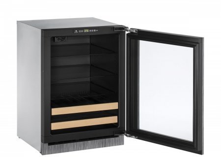 U-Line U2224BEVINT00B 4.9 cu. ft. Capacity 24" 2000 Series Built In Full Size Beverage Center in Panel Ready