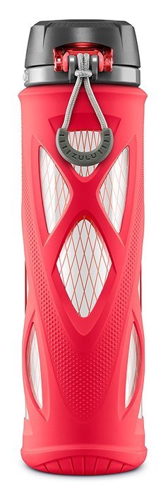 Zulu Atlas Glass Water Bottle with Flip Lid N18