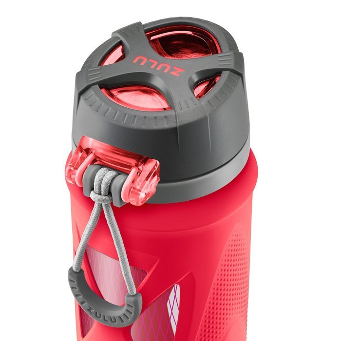Zulu Atlas Glass Water Bottle with Flip Lid N19