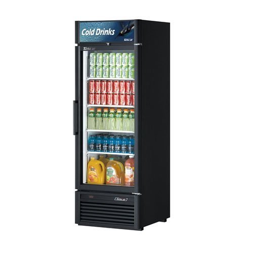 Turbo Tgm-23SD Glass Door Merchandiser, Reach in Refrigerator, 1 Swing Door, 27"