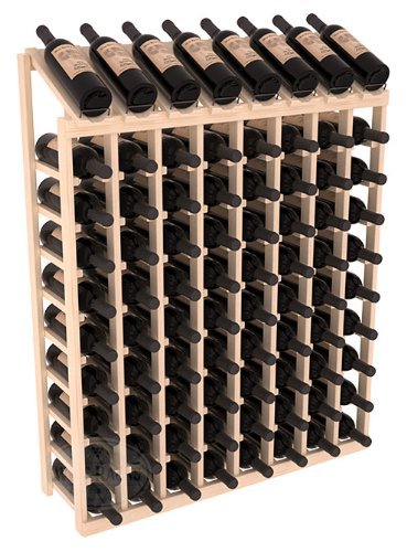 Wine Racks America Ponderosa Pine 8 Column 10 Row Display Top Kit. 13 Stains to Choose From! N9