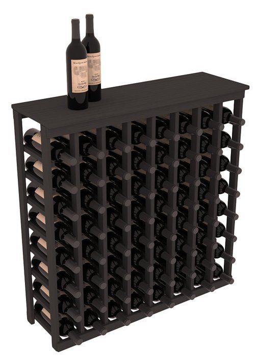 Wine Racks America Ponderosa Pine Tasting Table + Solid Top. 13 Stains to Choose From! N11