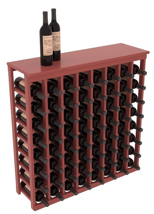 Wine Racks America Ponderosa Pine Tasting Table + Solid Top. 13 Stains to Choose From! N12
