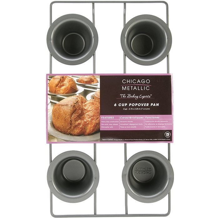 Chicago Metallic Non Stick 6-Cup Popover Pan