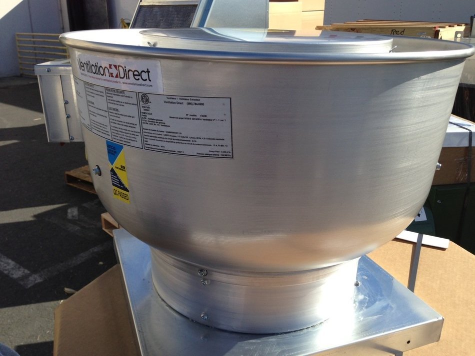 Ventilation Direct 7' Stainless Mobile Kitchen Hood System