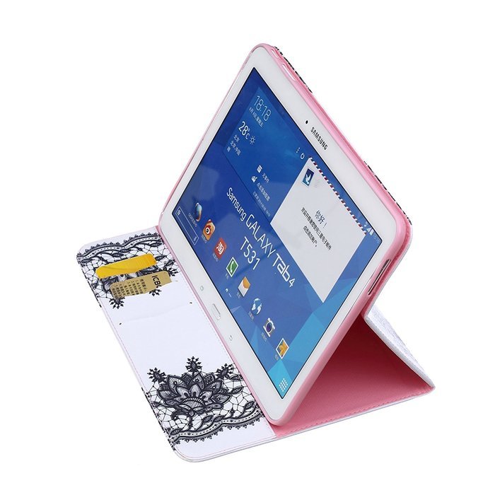 Galaxy Tab 4 10.1 Case, High Quality PU Leather Wallet Case [Card Slots] Damage Resistance and Kickstand Feature... N290