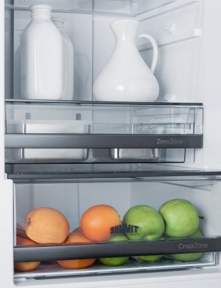 Summit FFBF181ES 24" Bottom Freezer Refrigerator with 12.5 cu. ft. Capacity Digital Thermostat a Wine Rack ZeroZone... N5
