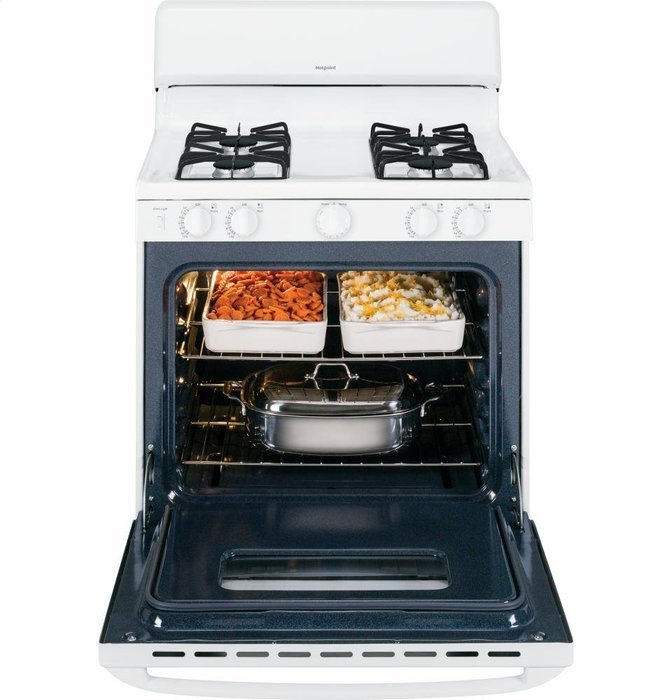 4.8 Cu. Ft. Gas Range in White N4