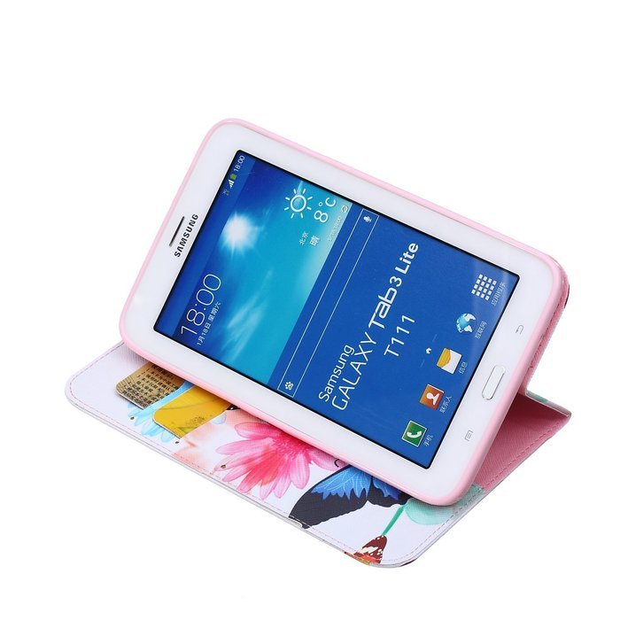Galaxy Tab 4 10.1 Case, High Quality PU Leather Wallet Case [Card Slots] Damage Resistance and Kickstand Feature... N304
