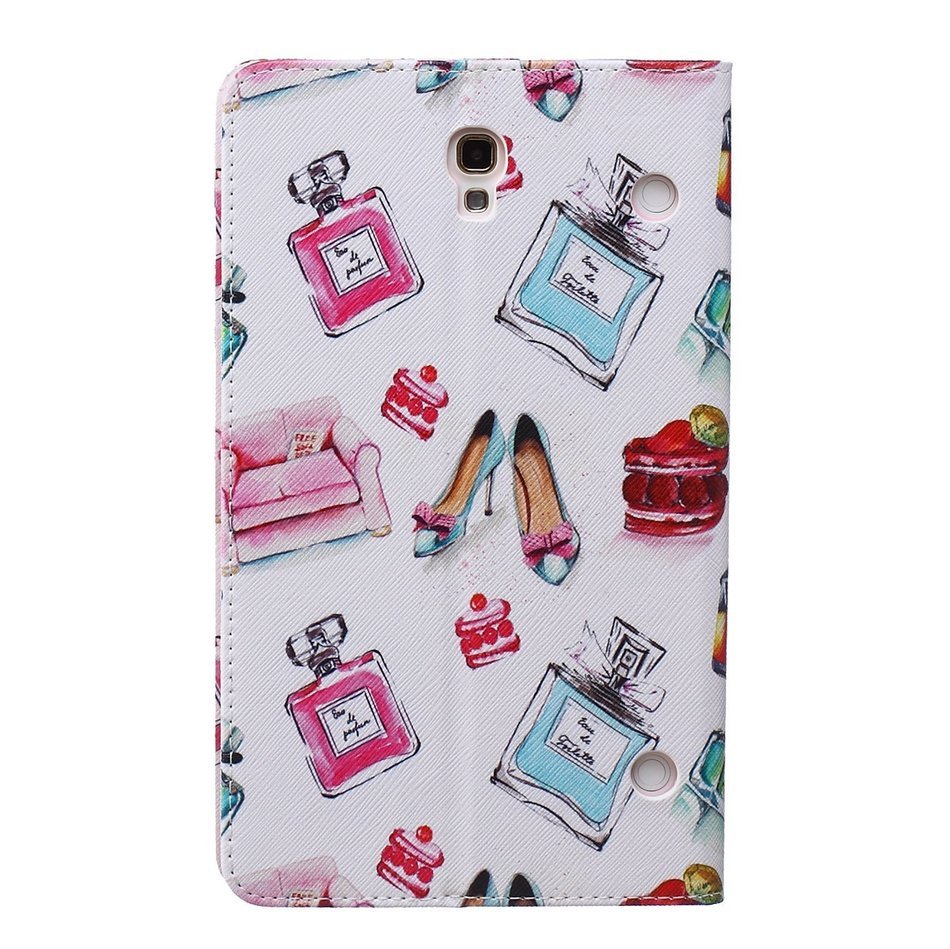 Galaxy Tab 4 10.1 Case, High Quality PU Leather Wallet Case [Card Slots] Damage Resistance and Kickstand Feature... N312
