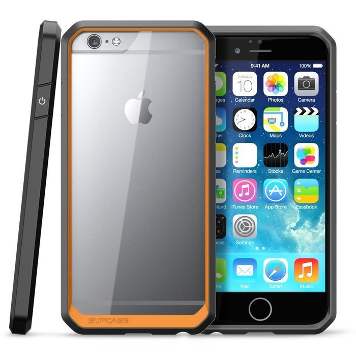 iPhone 6 6S TPU Case,TYoung(TM) 2 in 1 Set Soft TPU Flexible Silicone Frame + Transparent Clear Hard PC Back [... N46