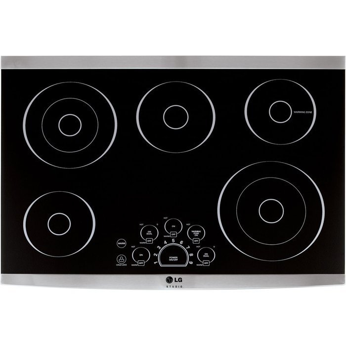 LG LSCE305STStudio 30" Black Smoothtop Cooktop