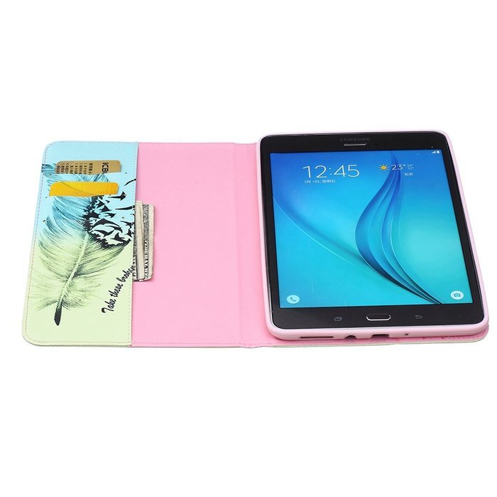 Galaxy Tab 4 10.1 Case, High Quality PU Leather Wallet Case [Card Slots] Damage Resistance and Kickstand Feature... N324