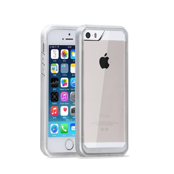 iPhone 6 6S TPU Case,TYoung(TM) 2 in 1 Set Soft TPU Flexible Silicone Frame + Transparent Clear Hard PC Back [... N55