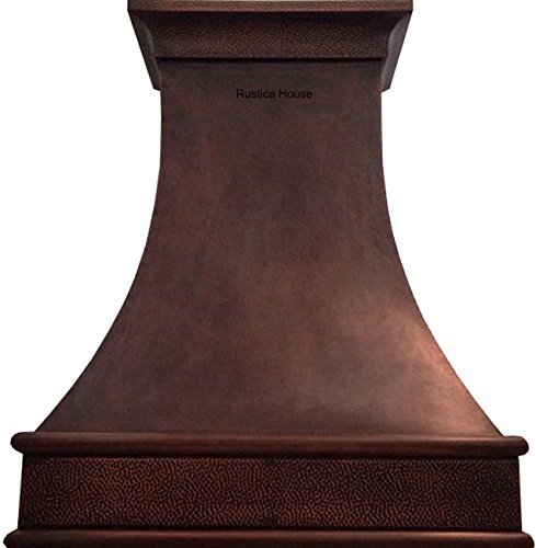 Copper Kitchen Range Hood (dark, 36")