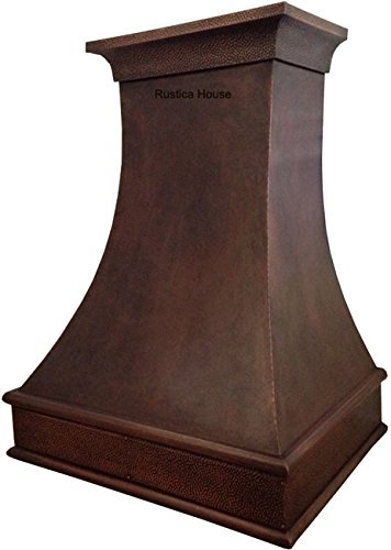Copper Kitchen Range Hood (dark, 36") N2