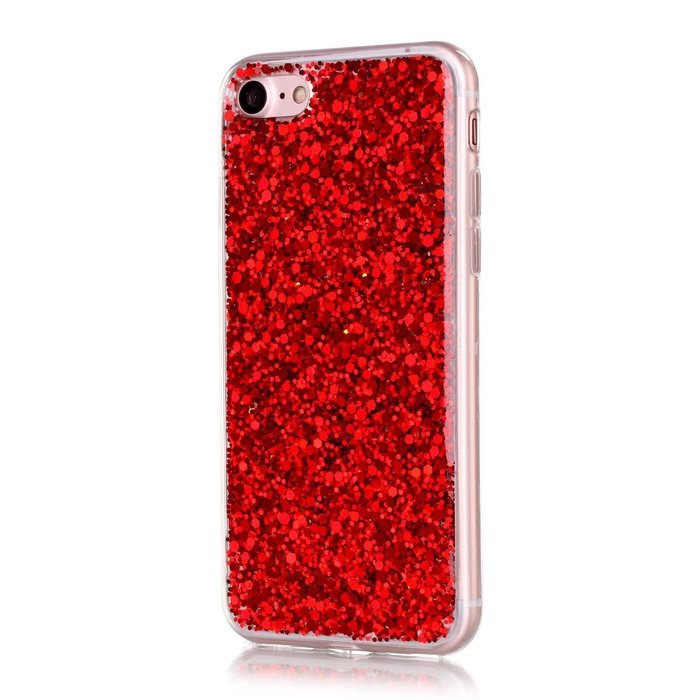 iPhone 7 2016 Bling Case,IKASEFU Creative 3 Layer Glitter Skin+Tpu+PC Glorious Silicone Bumper Case Cover for... N46